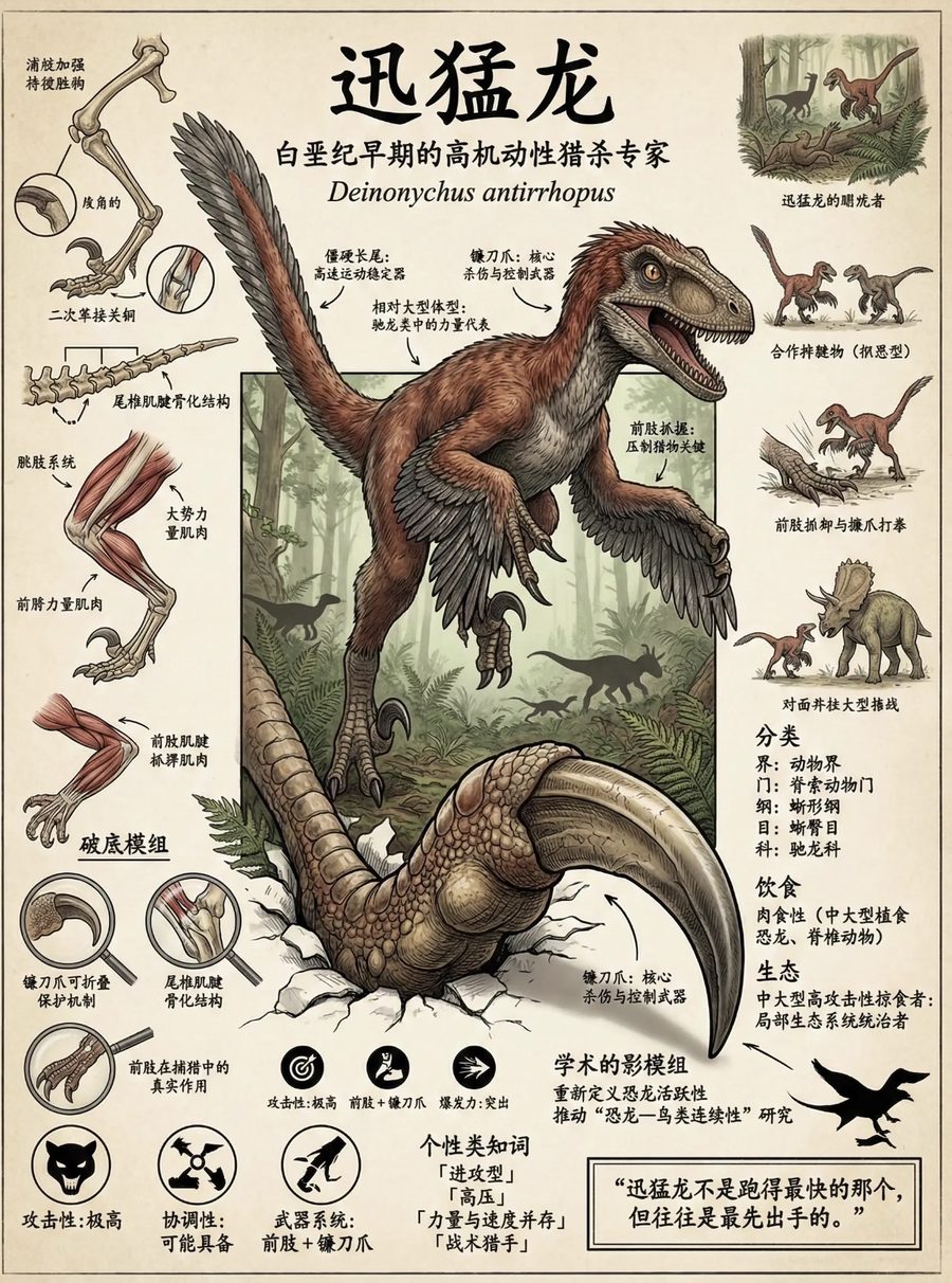 迅猛龙图鉴